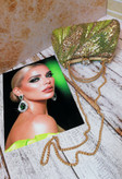 کیف مجلسی و کلاچ زنانه دست دوز_ مدل ماه دخت بهار_ تور جواهر دوزی